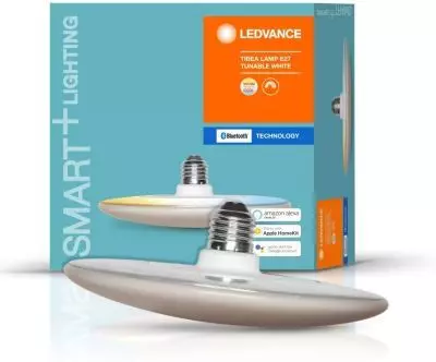 LEDVANCE Smarte LED-Lampe TIBEA mit Bluetooth Mesh Technologie, Sockel E27, Lichtfarbe änderbar (2700-6500K), Dimmbar, ersetzt Glühlampen mit 125W, steuerbar mit Google, Alexa und Apple, SMART+ BT