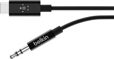 Belkin RockStar Audiokabel mit USB-C-Stecker (USB-C-/3,5-mm-Klinken-Audiokabel, USB-C-/AUX-Kabel, 0.9 m