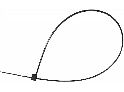 Vivanco 100 Stück Kabelbinder 4,6 / 200 mm 3 Verschiedenen Längen Schwarz