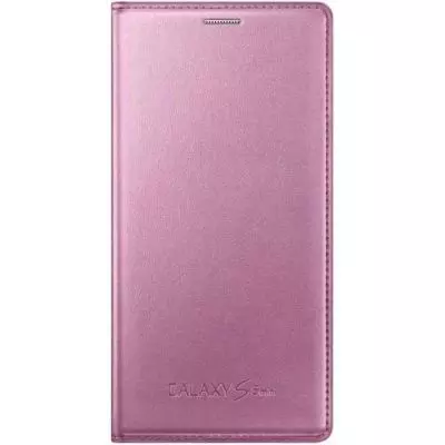 Samsung Flip Hülle für Galaxy S5 Mini metallic-pink C9.F2.9393