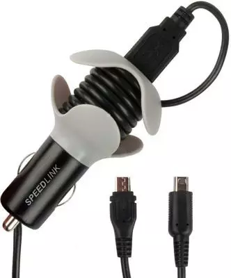 Speedlink (B-WARE)   Tuor Nintendo-KFZ-Ladegerät (USB-Y-Kabel mit micro-USB und Nintendo-Anschluss für N3DS XL/N3DS/NDSi XL/NDSi/N2DS)  