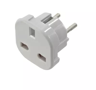 Reisestecker UK zu DE / EU Steckdosenadapter Netzadapter