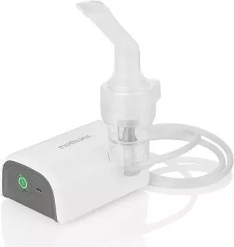 medisana IN 600 Inhalator Kompressor Vernebler mit Mundstück und Maske für Erwachsene und Kinder