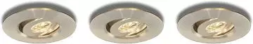 Intec by Eco Light Einbauleuchten Toulon Durchmesser 6 cm 3-er Set
