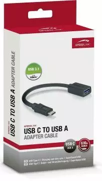 USB-C auf USB-A Kabel Adapter Datenkabel USB C to USB A 12-5-3-2089 Speedlink