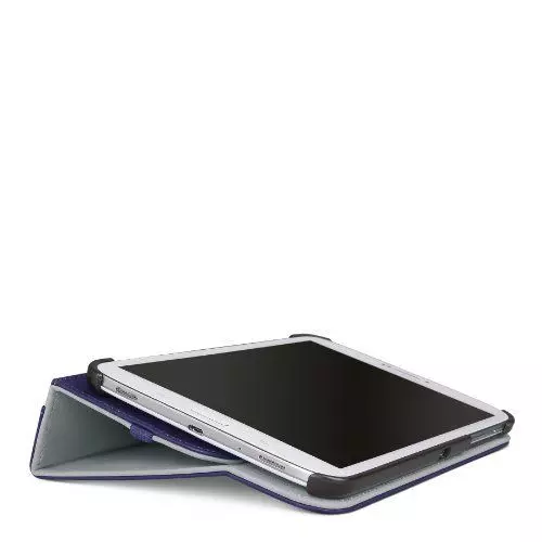 Belkin Cinema Stripe PU Leder Foliomit Standfunktion für Samsung Galaxy Tab Pro bis 8,4 Zoll dunkelblau