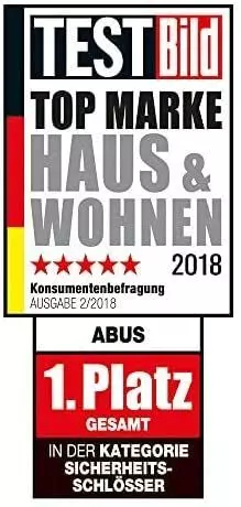 ABUS FTR90 Fenstersicherung Fensterschloss weiß inkl. 2 Schlüssel