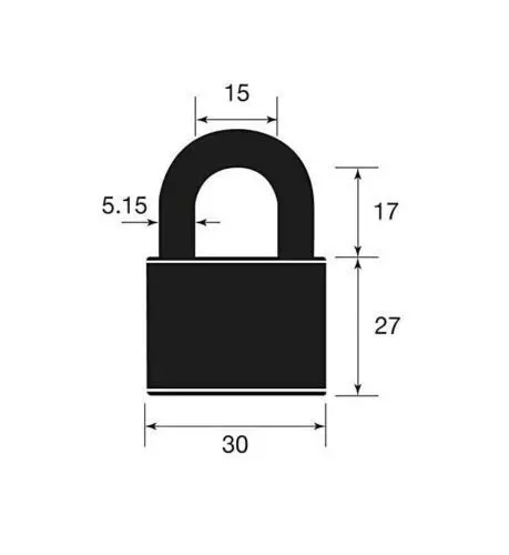 YALE Vorhängeschloss 30mm Messing Koffer Schloss inkl. 3 Schlüssel