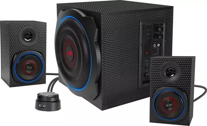 Speedlink Gravity Carbon RGB 2.1 Subwoofer System - Lautsprechersystem mit Bluetooth