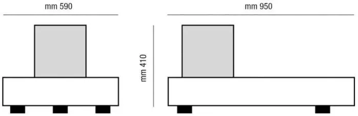 Bio-Kamin PANAREA - 1,5 kW - lackierter Stahl Schwarz