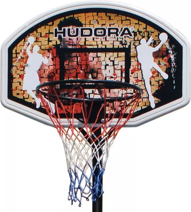 Hudora Basketballständer 206-260cm Höheverstellbarer mit Rollen