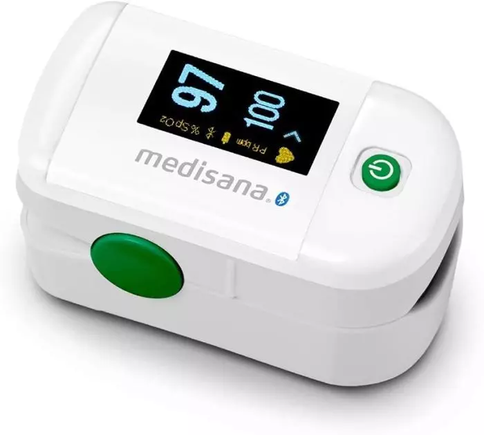 Medisana PM 100 Pulsoximeter Connect Blutsauerstoffsättigung mit Bluetooth