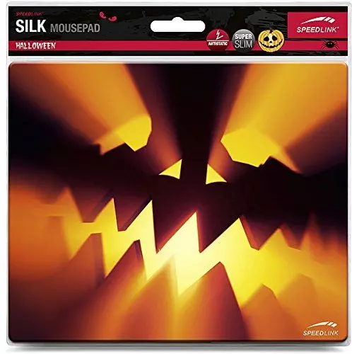 Speedlink Mauspad Halloween/Kürbis (weiche Oberfläche, geringer Gleitwiderstand, gummierte Unterseite, verschiedene Motive)