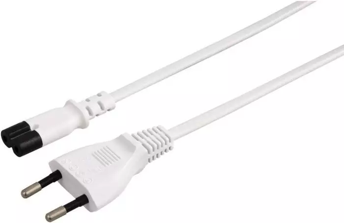 Hama Netzkabel mit flachem Eurostecker