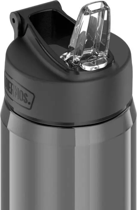 THERMOS Trinkflasche mit Strohhalm Sportflasche rosa 530ml Wasserflasche für Kinder