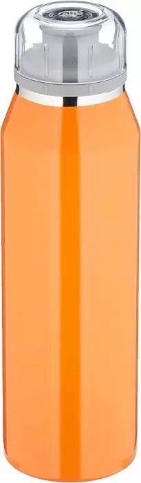 alfi Trinkflasche 500ml, isoBottle, Thermosflasche, Edelstahl orange Isolierflasche auslaufsicher, Wasserflasche 5677.134.050, Thermoskanne 12 Stunden heiß, 24 Stunden kalt