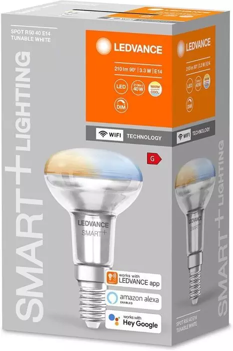 Ledvance LED Lampe E14 Smart Wifi Glühbirne dimmbar 40W Leuchtmittel