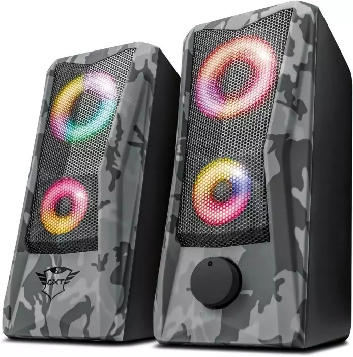 Trust Gaming GXT 606 Javv 2.0 PC Lautsprecher 12W RGB Speaker Set