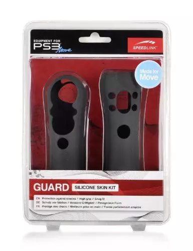 Speedlink (B-WARE)  Guard Silikon Schutzhülle für den Playstation 3/PS3 Move Motion und Navigation Controller, schwarz