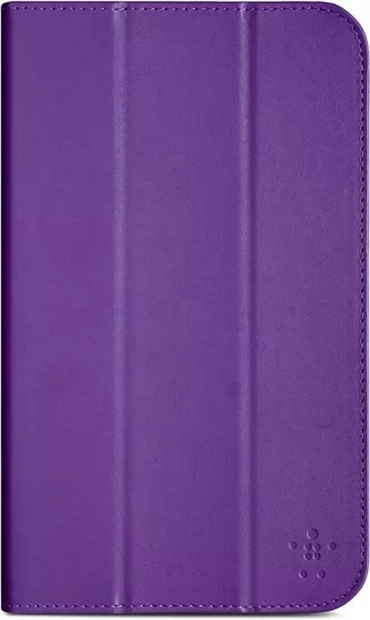 Belkin Multitasker Pro Folio (Standfunktion, geeignet für Samsung Galaxy Tab 4 bis 10,1 Zoll,magnetverschluss, Auto-wake) Violett