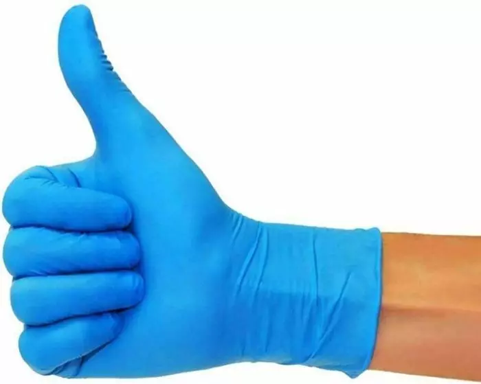 Fiduciashop 100 Stück - CRDLIGHT Nitril Einweghandschuhe Handschuhe Einmalhandschuhe Untersuchungshandschuhe Nitrilhandschuhe - in verschiedenen Größen-L