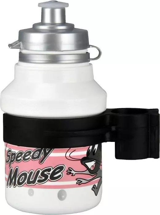 FISCHER Kinder Trinkflasche mit Fahrrad Halter 0.3L