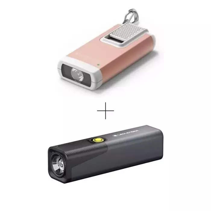 Ledlenser iW3R LED Arbeitsleuchte mit Ledlenser K6R Schlüsselbundleuchte