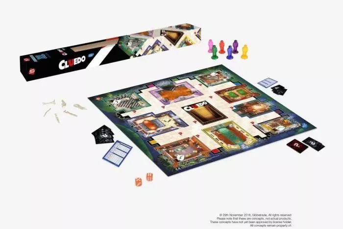 Hasbro CLUEDO Brettspiel Junior XL Spielmatte 61x61cm Spiel [2er]