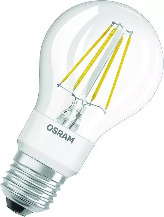 Osram LED Dimmbar Filament Leuchtmittel warmweiß Birnenform 60W E27 warmweiß 