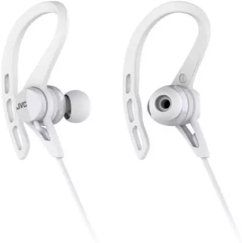 JVC Sport Kopfhörer Bluetooth In-Ear Kabellos Headset mit Mikrofon Weiß
