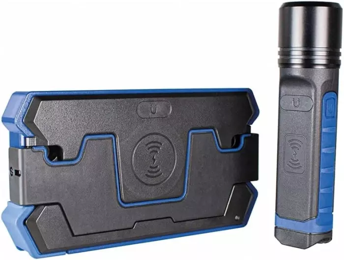 as–Schwabe INDU 2 LICHTFABRIK LED Handlampe 6500K mit 10W Induktionsladestation