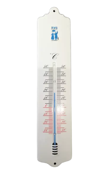 TFA XL Metall Außenthermometer Außen Innen XL Wandthermometer