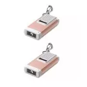 Ledlenser K4R 120lm Schlüsselbundleuchte Ta­schen­lam­pe Rosegold [2er Pack]