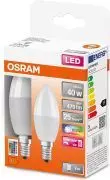 OSRAM LED Leuchte E14 mit Fernbedienung RGBW 40W LED Lampe [2er Set