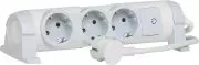 Legrand 3-Fach Drehbare Steckdosenleiste mit Schalter