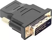 B-Ware VSpeedlink DVI auf HDMI Adapter HQ (Vergoldete Kontakte, Zusätzliche Abschirmung, Full HD) schwarz 