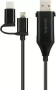 Speedlink 4-in-1 USB-C Adapter Kabel HQ 1m [ B-Ware]