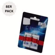 LR14 C Baby Batterie 1,5V Alkaline Babyzelle für Spielzeug Taschenlampen 8ER SET