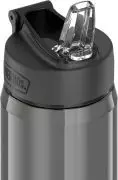 THERMOS Trinkflasche mit Strohhalm Sportflasche rosa 530ml Wasserflasche für Kinder