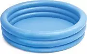 Intex Kinderpool 3-Ring-Pool Crystal Blue, Blau, Ø 147 cm