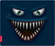 Speedlink Silk Mauspad 23x19cm Ergonomisch Mousepad Halloween PC optische Mäuse