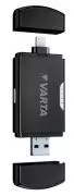 Varta Phone Power 800 Lightning Adapter - blaue LED Batterieanzeige – hosentaschengroß - MFI zertifiziert - Lithium-Ionen-Akku