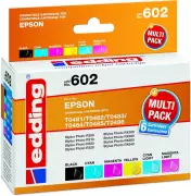 Edding EDD-602 Druckerpatrone Ersetzt:Epson T0481-86 Einzelpatrone 6 PACK
