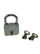 ABUS Vorhangschloss 234Z/50 Schwenkbügel Vorhängeschloss Hangschloss 2 Schlüssel