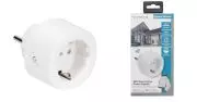 Vivanco Steckdosenadapter Smart WiFi schaltbare Steckdose Zwischenstecker 