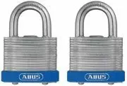 ABUS 41/40 40mm Eterna Laminated Padlock Twin Pack