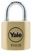 Yale Messing-Hangschloss 20 mm Vorhängeschloss Koffer Bügelschloss