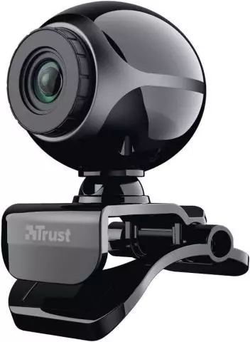Trust Exis Webcam mit Mikrofon  USB Webkamera 480p Camera