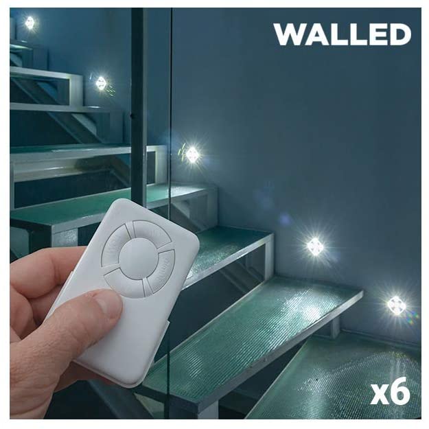 Walled Mini Led Lampen mit Fernbedienung (6Er Pack)