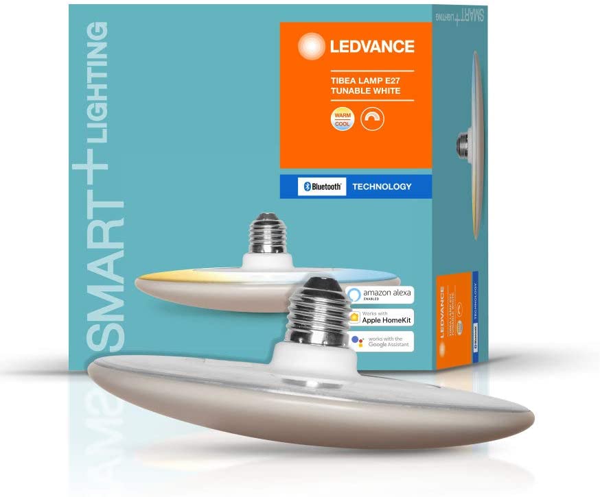 LEDVANCE Smarte LED-Lampe TIBEA mit Bluetooth E27 Lichtfarbe änderbar 125W